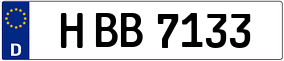 Truck License Plate